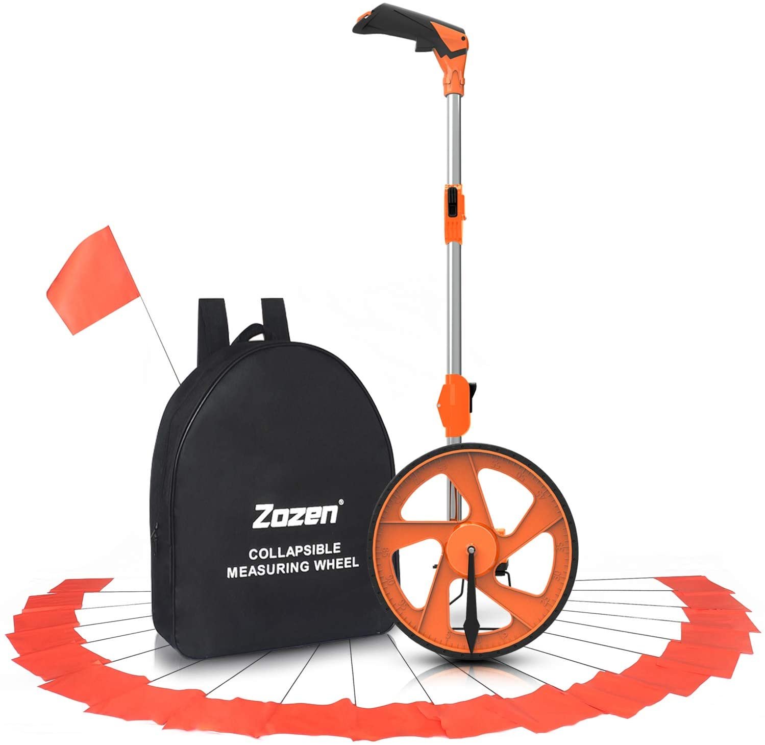 Zozen Measure Wheel with Marking Flags- Best Measuring Wheels