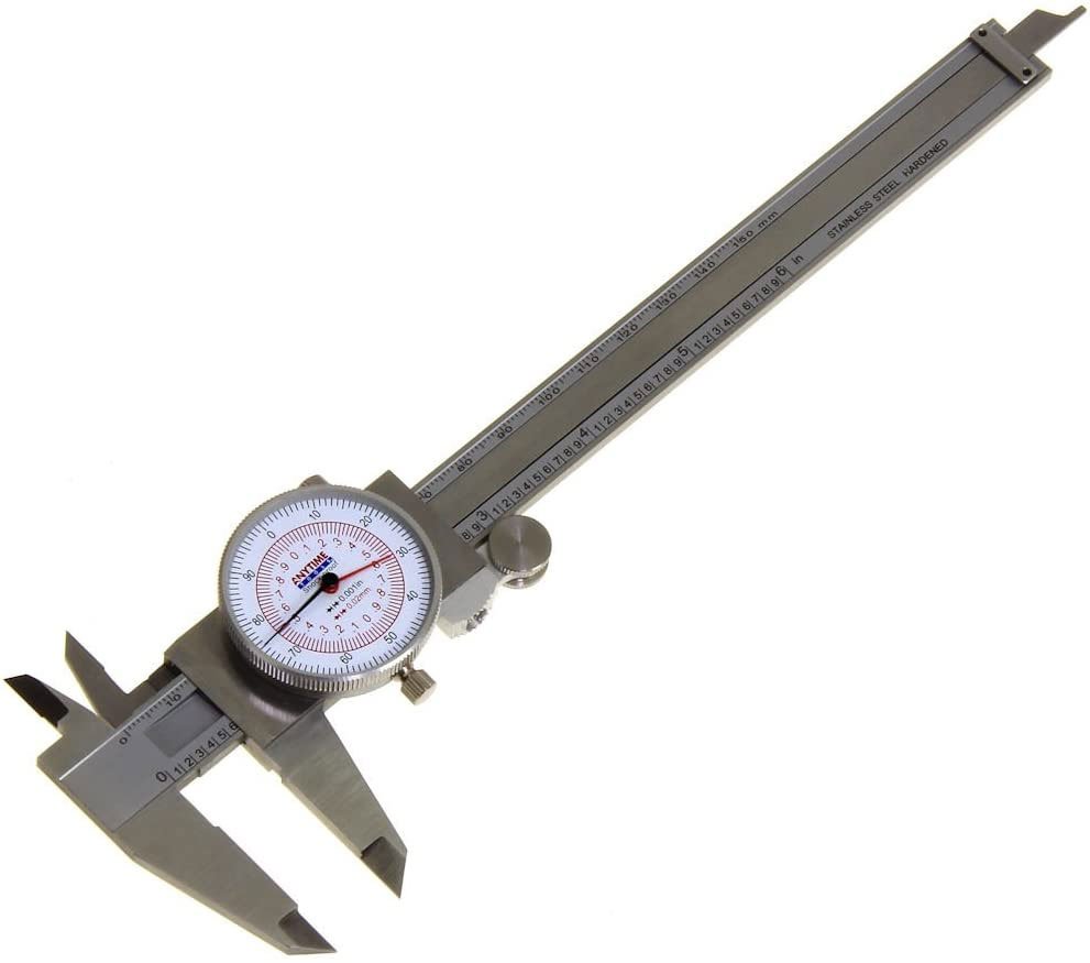 Anytime Tools Dial Caliper 6"