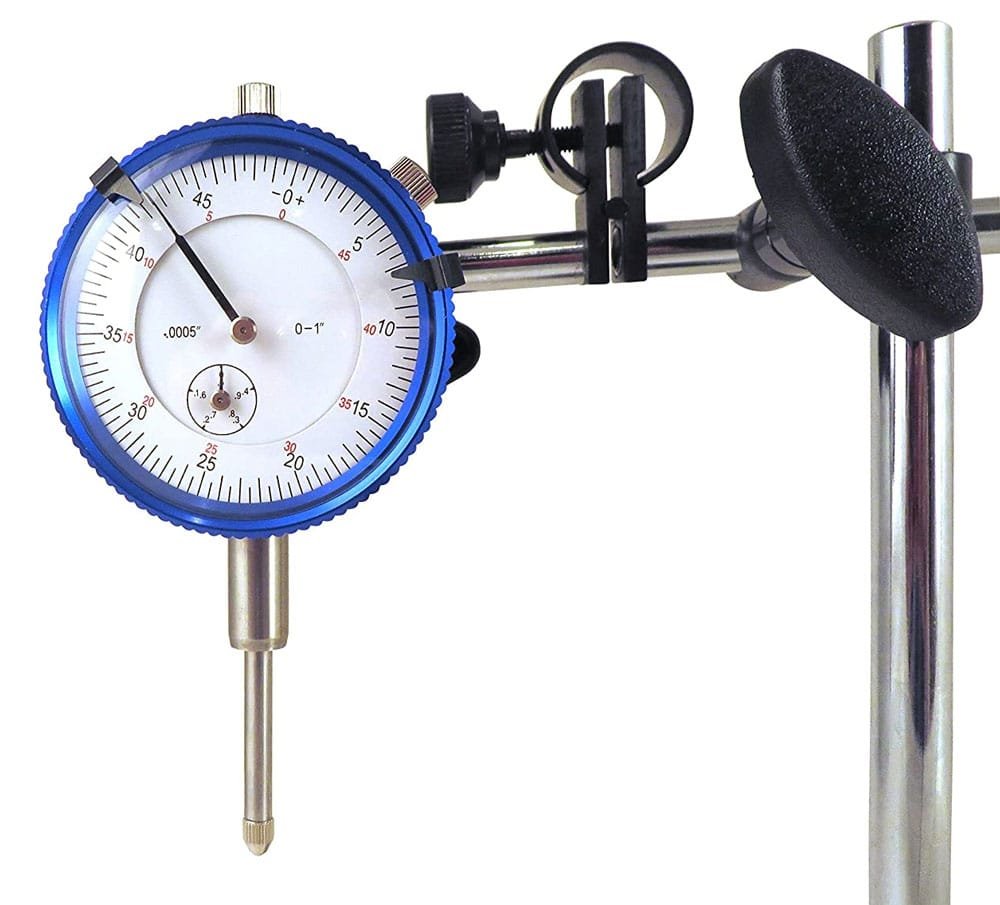 Taylor Toolworks SAE Dial Test Indicator with 0.0005" Resolution Magnetic Base