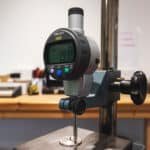 Calibrating a dial indicator for machine tools